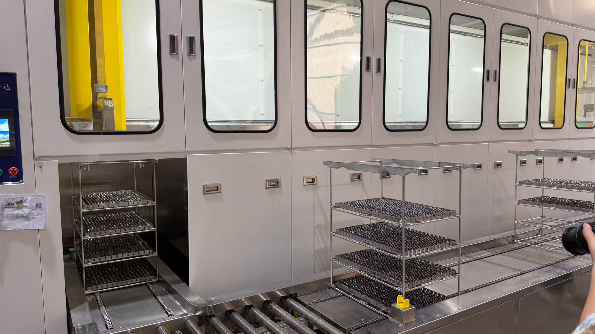 Coating and finishing line